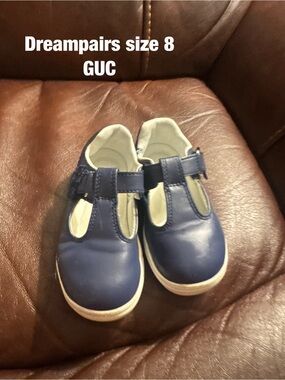 Dream Pairs Navy T-Strap Kids Dress Shoes